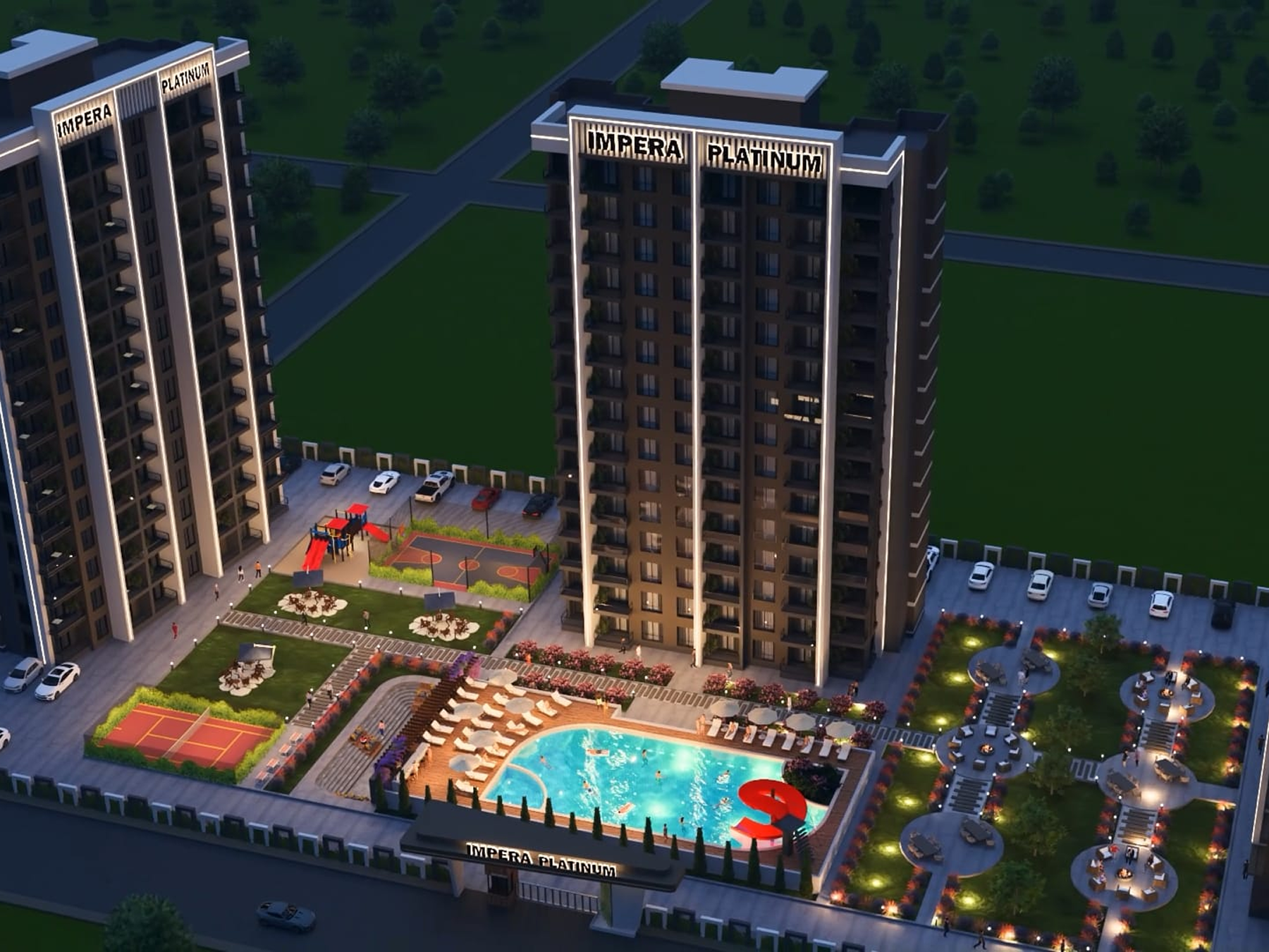 Вид на комплекс сверху